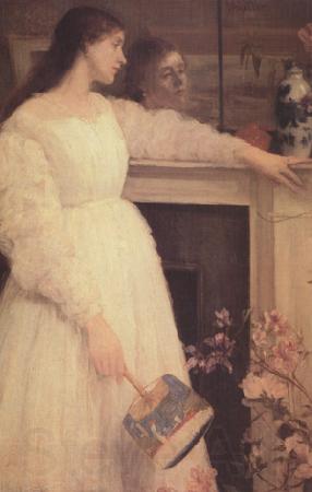 James Abbot McNeill Whistler Symphony on White No 2 Little White Girl (nn03) Norge oil painting art
